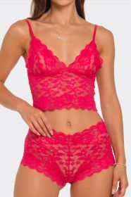 2789 Eye On You 2 Piece Set (Color: Fuchsia, size: 3X)