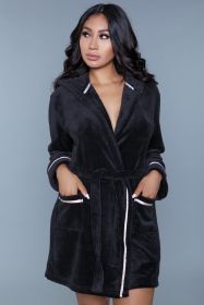 1966 Alyssa Robe (Color: BLACK, size: 3X/4X)