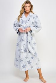 2485 Star Robe (Color: Light Blue, size: L/XL)