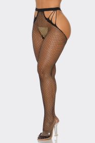 2692 What A Catch Tights (Color: BLACK, size: OS)