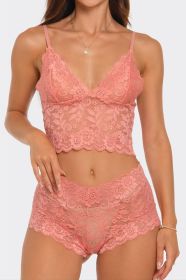 2789 Eye On You 2 Piece Set (Color: pink, size: S)