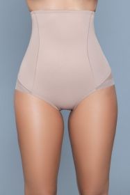 2008 Peachy Soft Shapewear Brief (Color: Nude, size: S/M)
