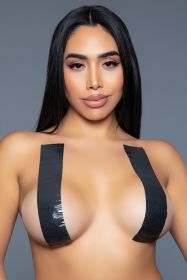 2313 Double Sided Breast Lift Tape (Color: BLACK)