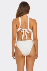 2783 Moonlit Monokini (Color: White, size: XL)