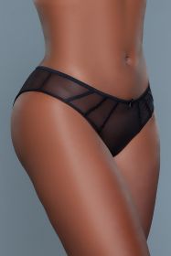 2228B Sabrina Panty (Color: BLACK, size: L)