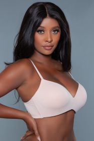 2219 Miss Me Bra (Color: Nude, size: A)
