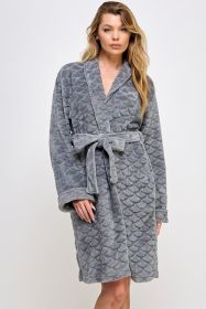 2490 Ariel Robe (Color: Slate, size: 1X/2X)