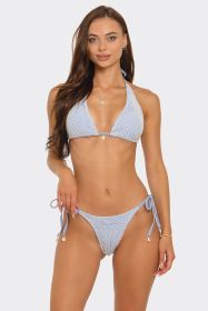 2527 Allegra Bikini Set (Color: Blue, size: L)